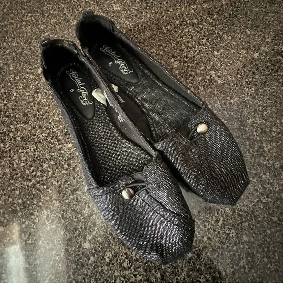 Faded Glory Sparkling Black Loafers - Picture 4 of 6
